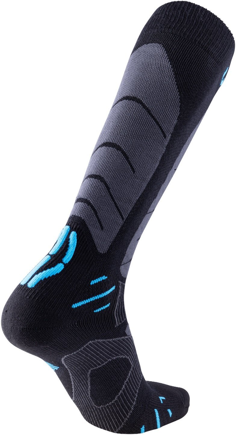 Uyn Man Ski Touring Ponožky M - čierna/azúrova