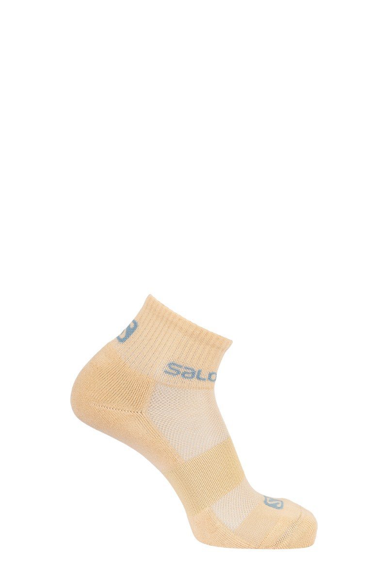 Ponožky Salomon EVASION 2-PACK - hnedá/žltá