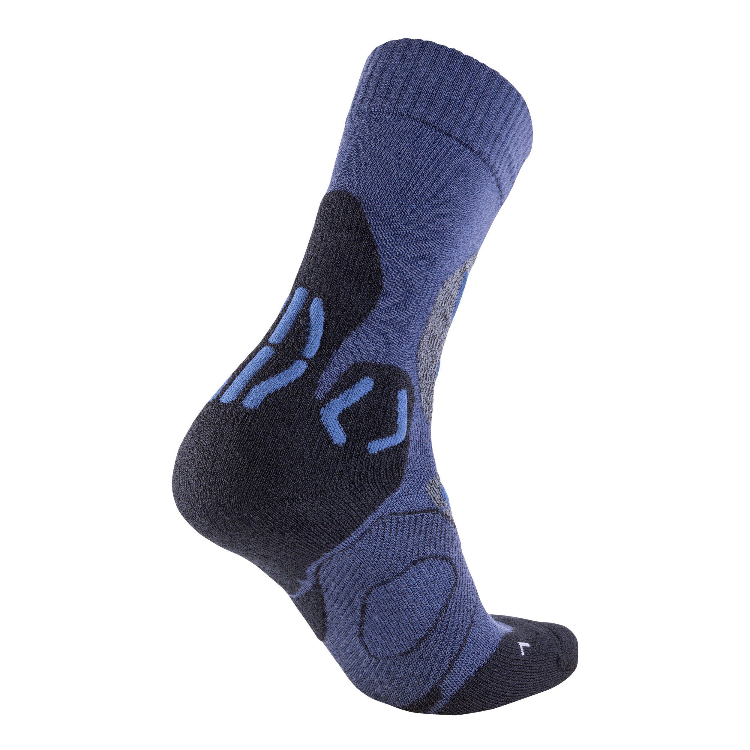 Pánske ponožky UYN TREKKING COOL MERINO - modrá/čierna
