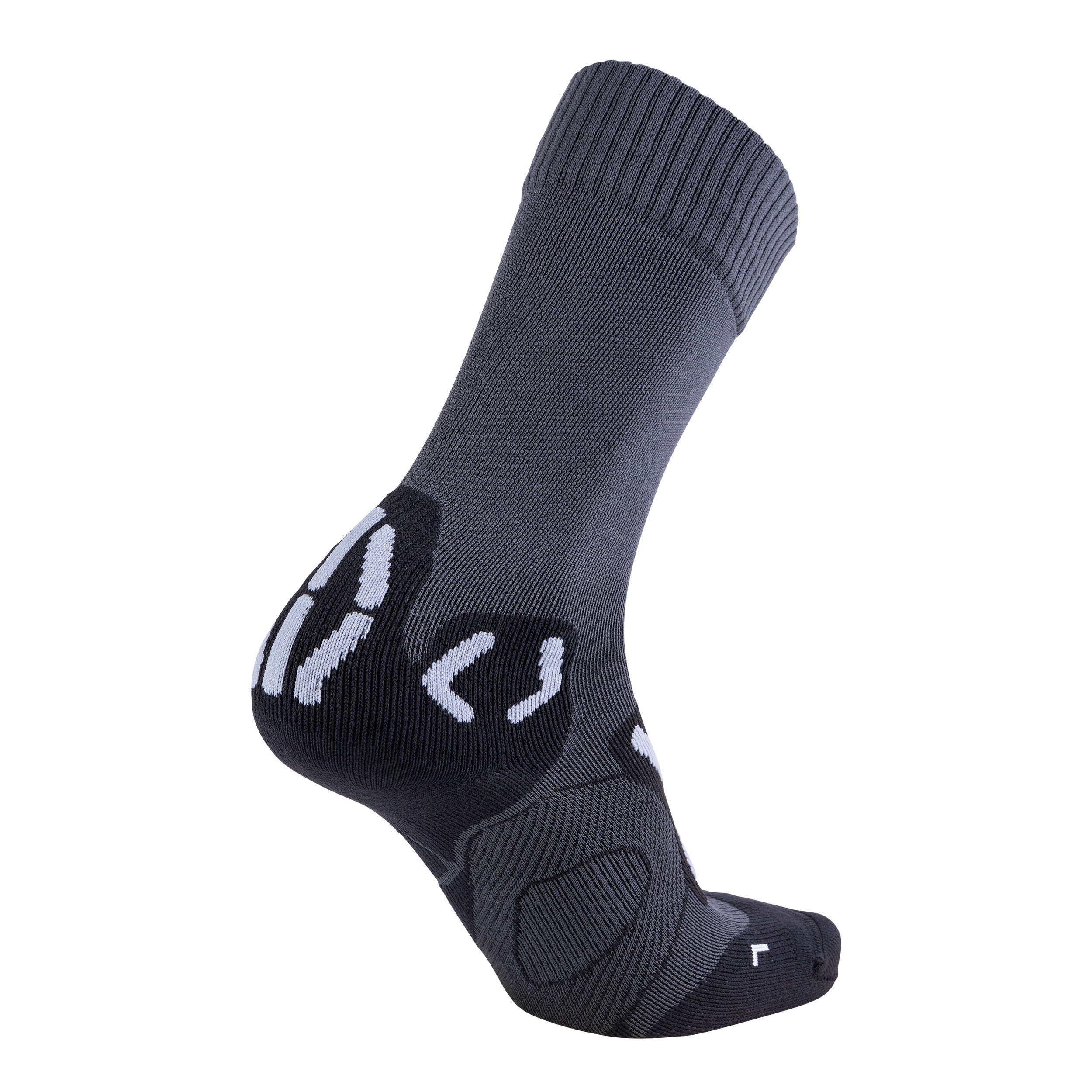 Pánske ponožky UYN TREKKING OUTDOOR EXPLORER MID - sivá/biela/čierna