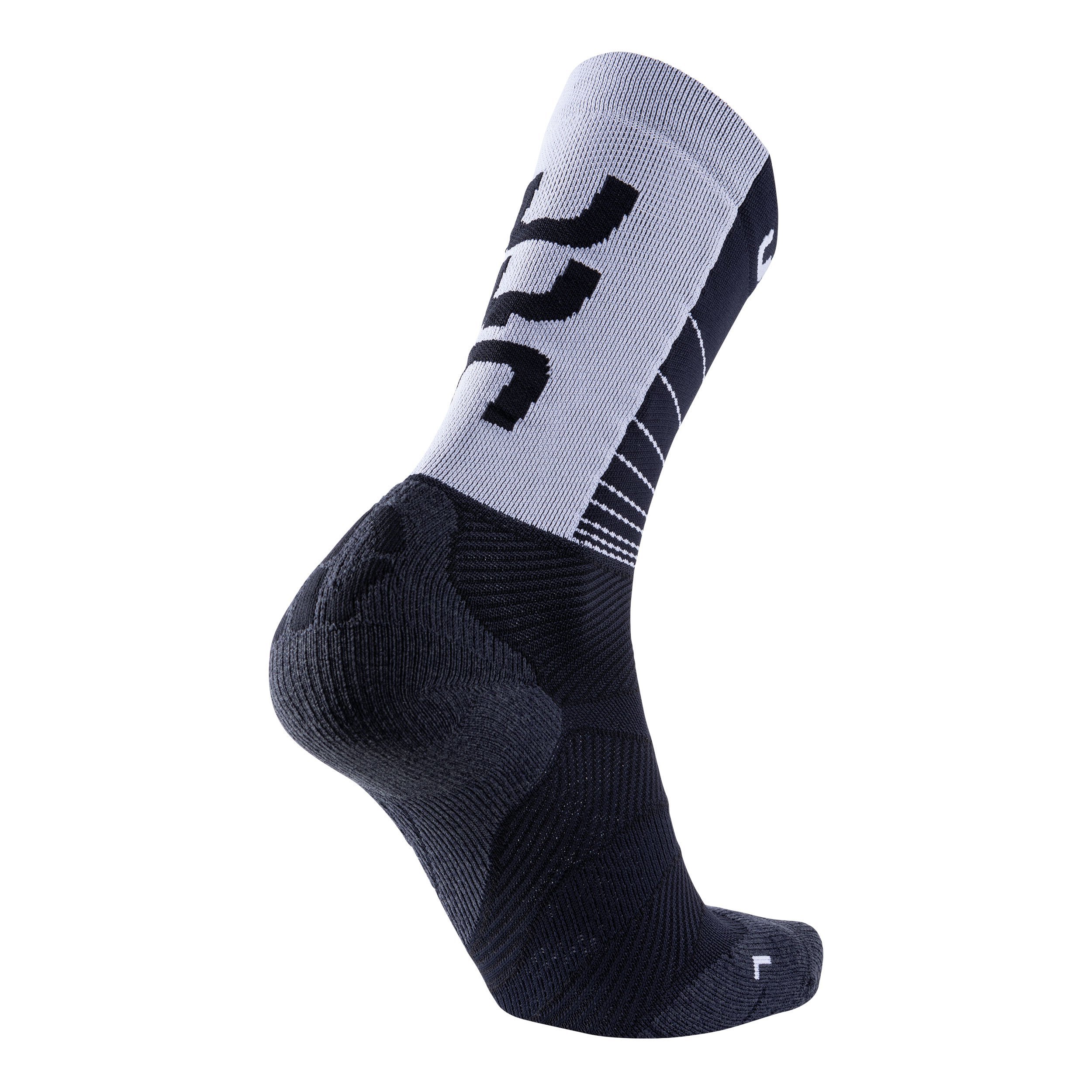 Ponožky UYN CYCLING SUPPORT SOCKS - čierna/biela