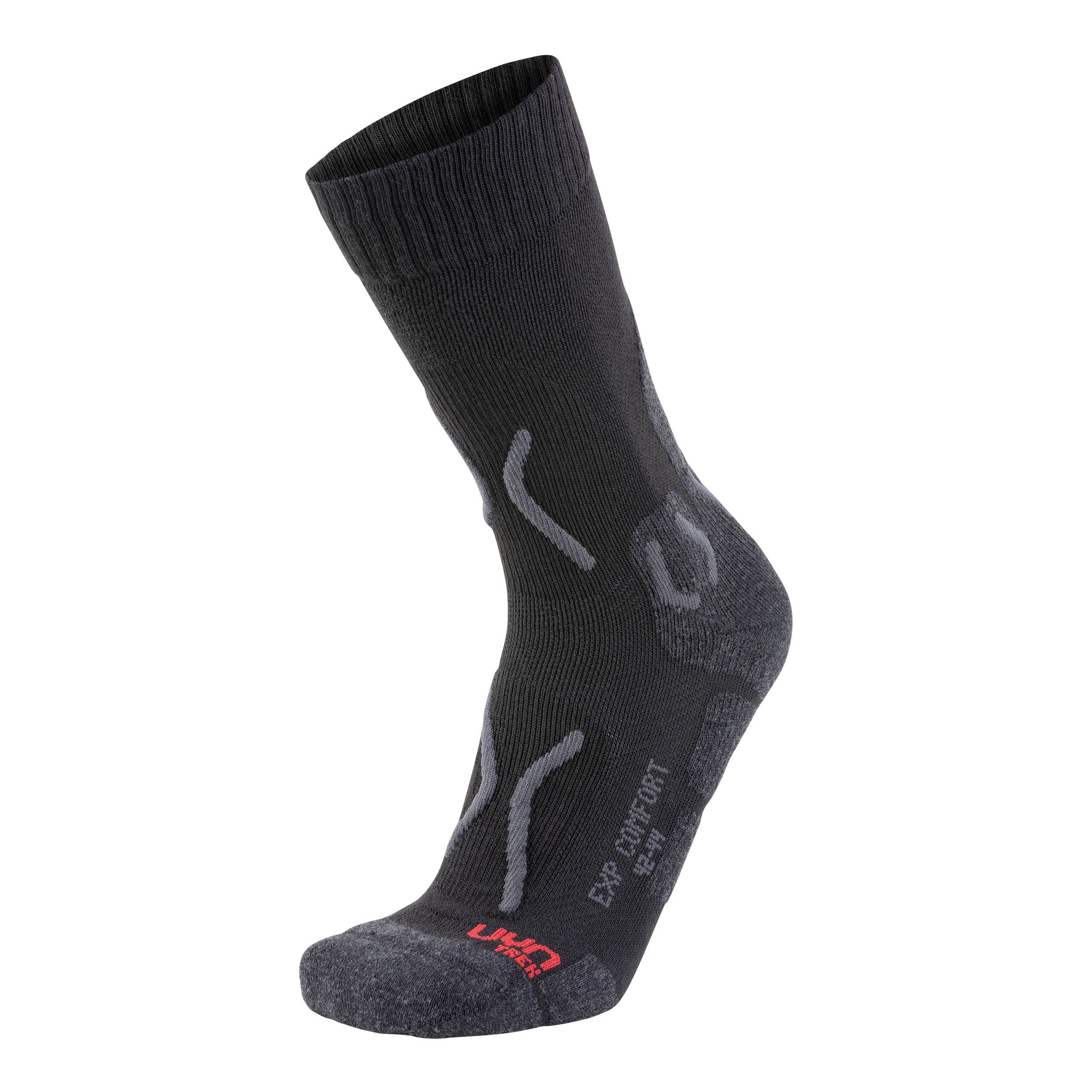 Ponožky UYN TREKKING EXPLORER COMFORT - čierna/sivá