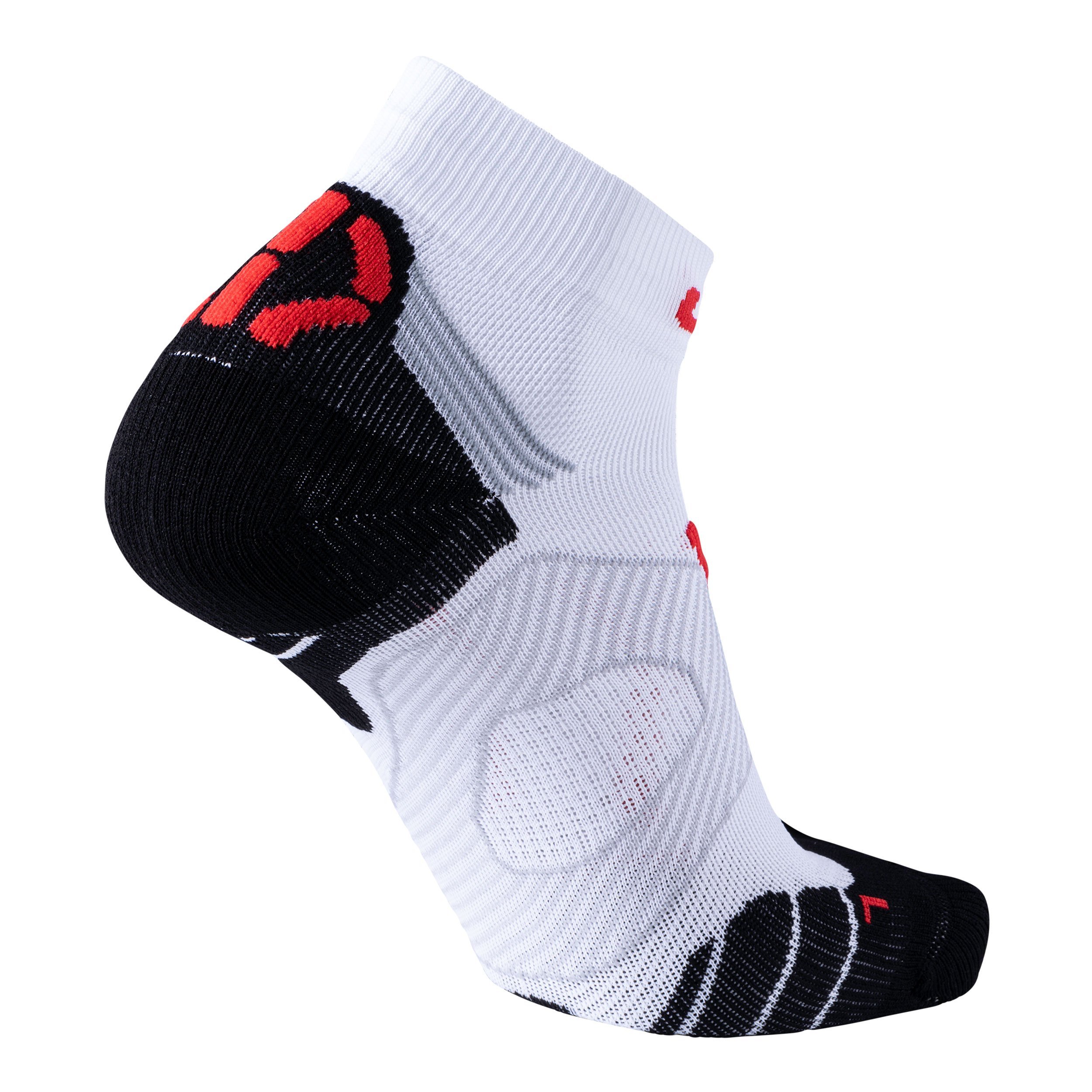 Ponožky UYN RUN SUPER FAST SOCKS - biela/červená