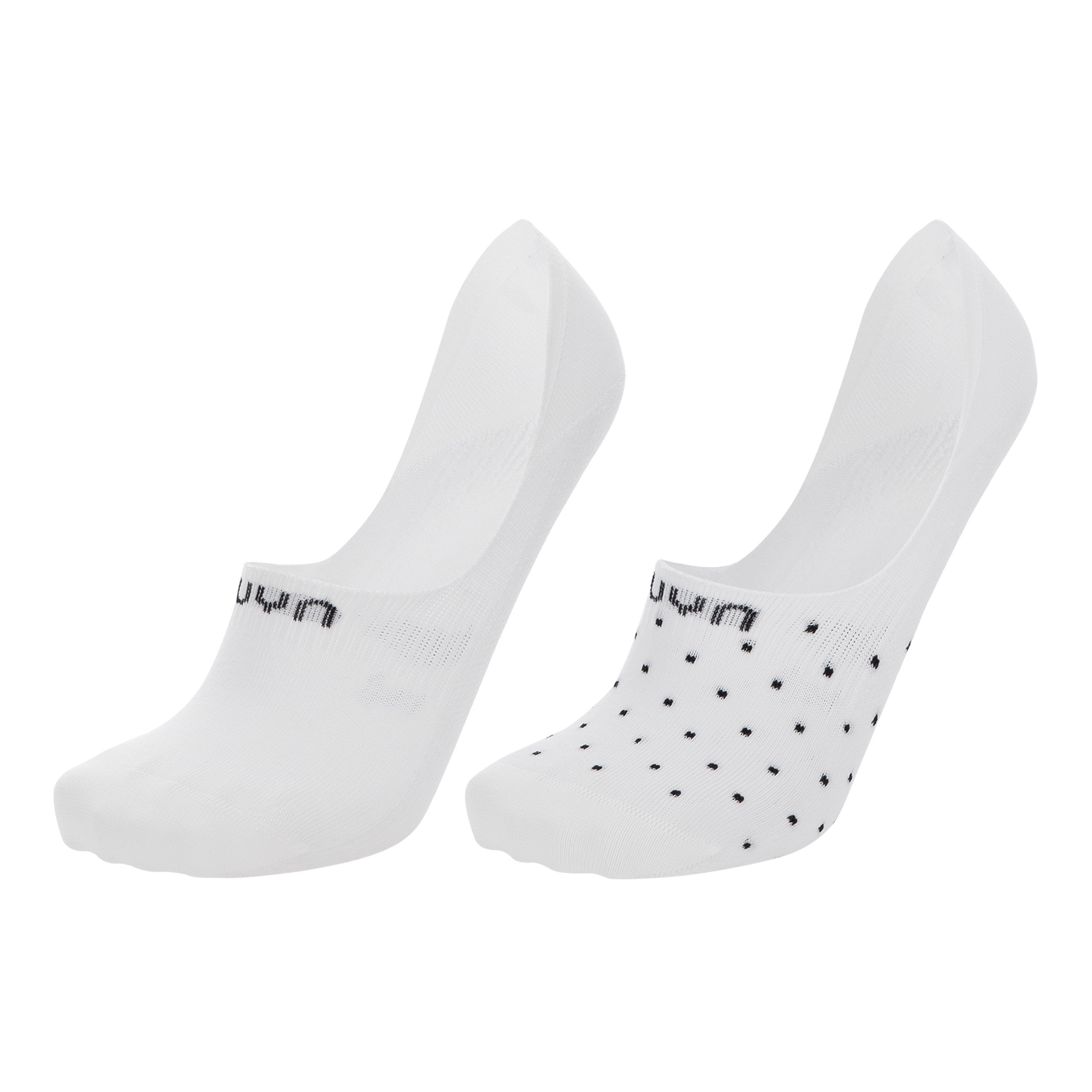 Ponožky UYN GHOST 4.0 SOCKS 2PRS PACK - biela/biela s bodkami