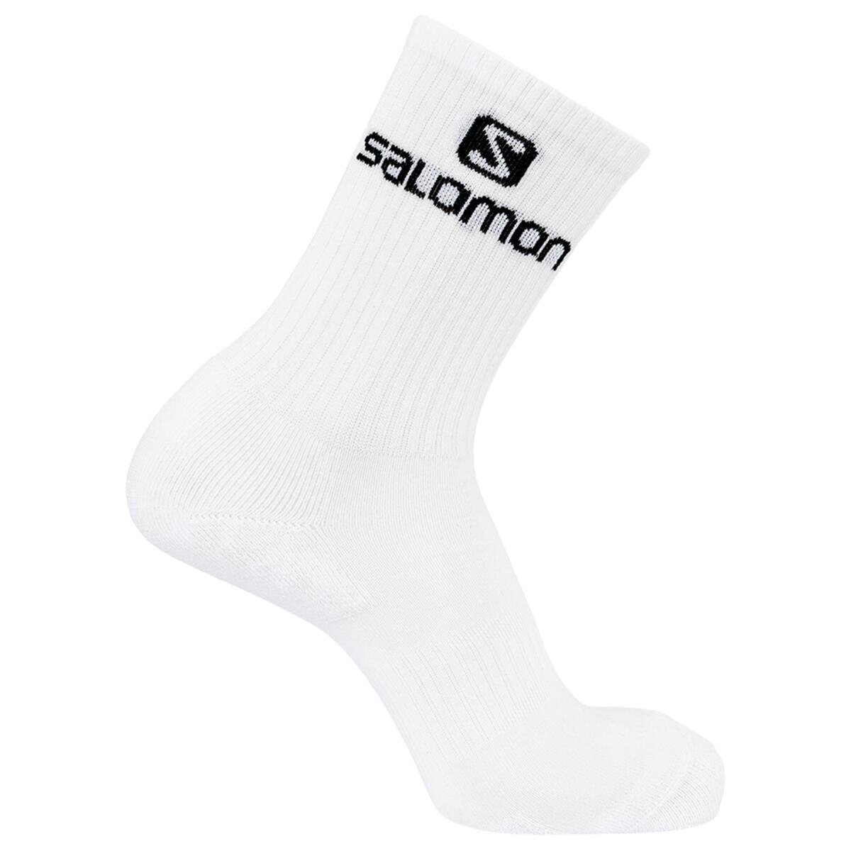 Ponožky Salomon EVERYDAY CREW 3-PACK - biela/sivá/čierna