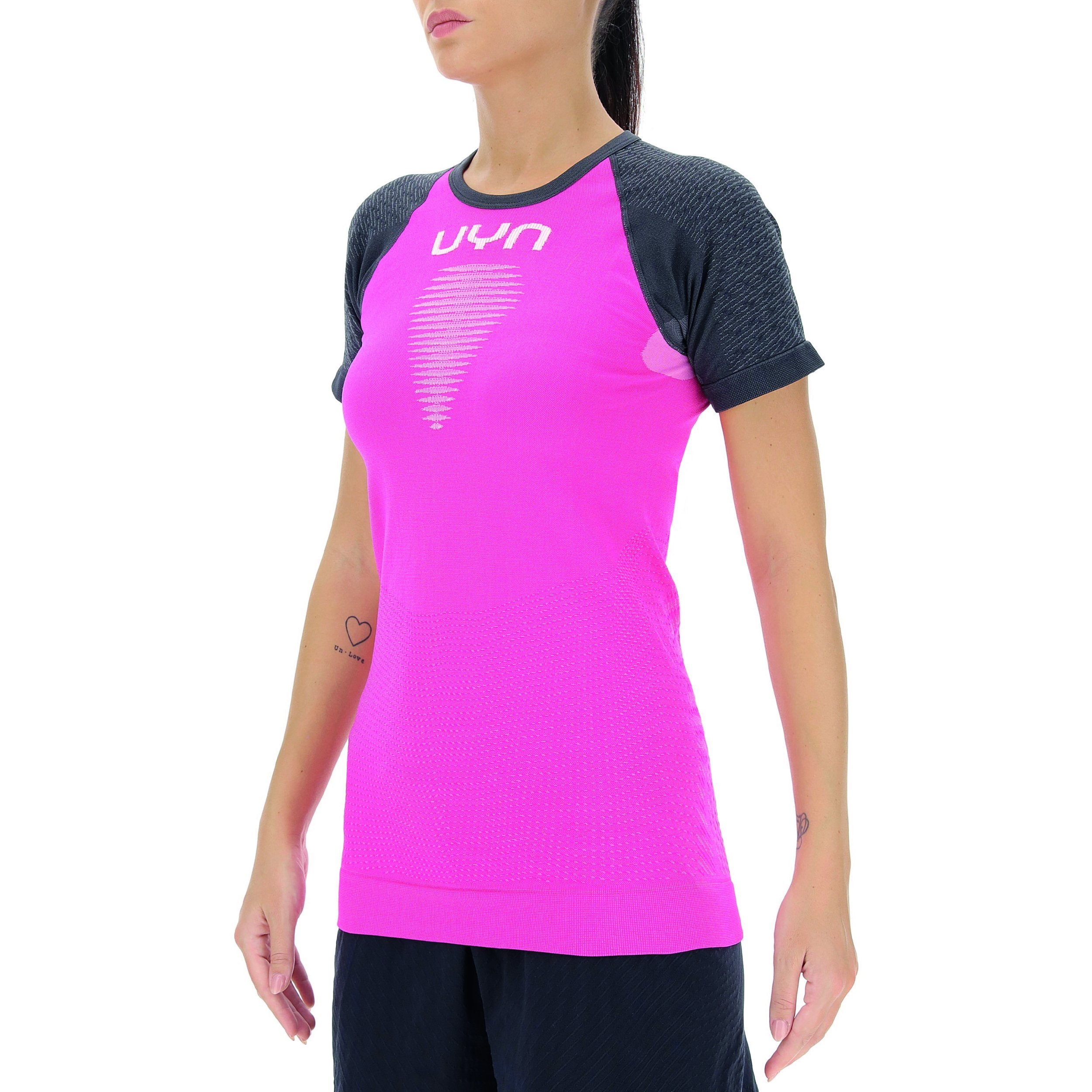 Funkčné tričko UYN Marathon Ow Shirt Sh_Sl W - ružová/sivá/biela