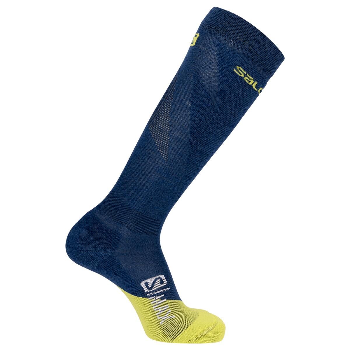 Ponožky Salomon S/MAX - modrá/žltá