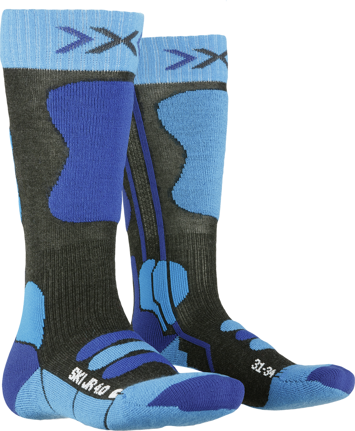 Ponožky X-Bionic X-SOCKS® Ski Junior 4.0 - modrá/sivá