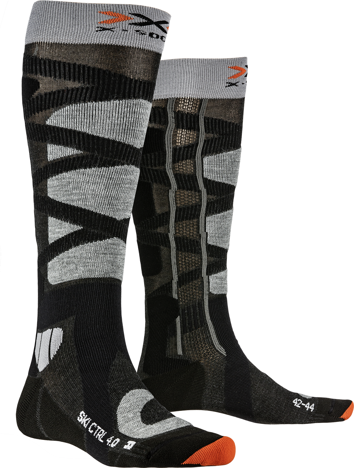 Ponožky X-Bionic X-SOCKS® Ski Control 4.0 - čierna/sivá