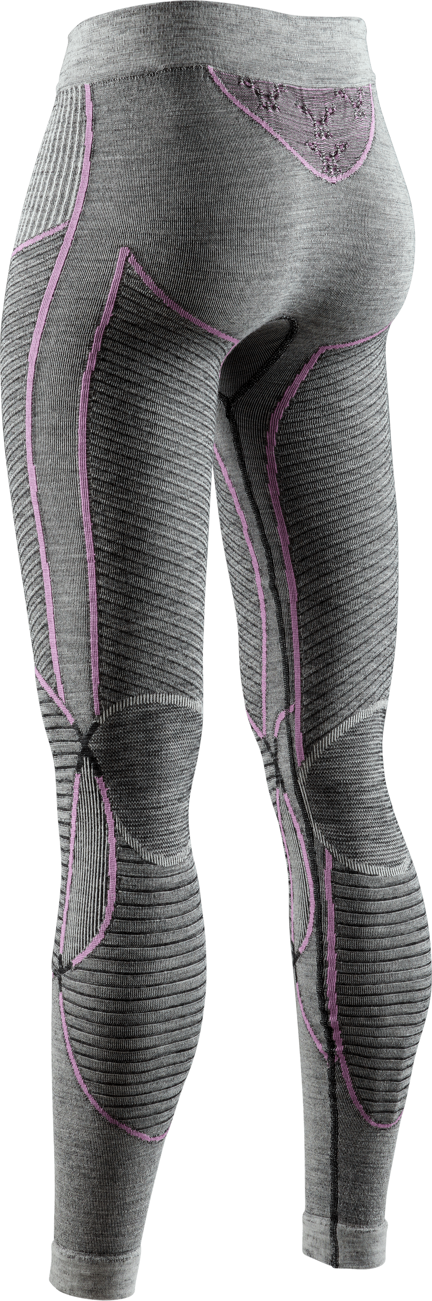 Spodky X-Bionic Apani 4.0 Merino Pants W - čierna/sivá/ružová