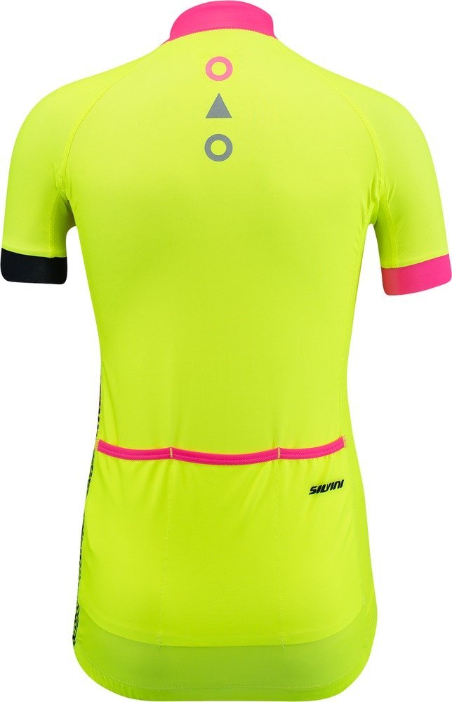 Cyklistický dres Silvini Tanaro CD1433 - žltá / ružová