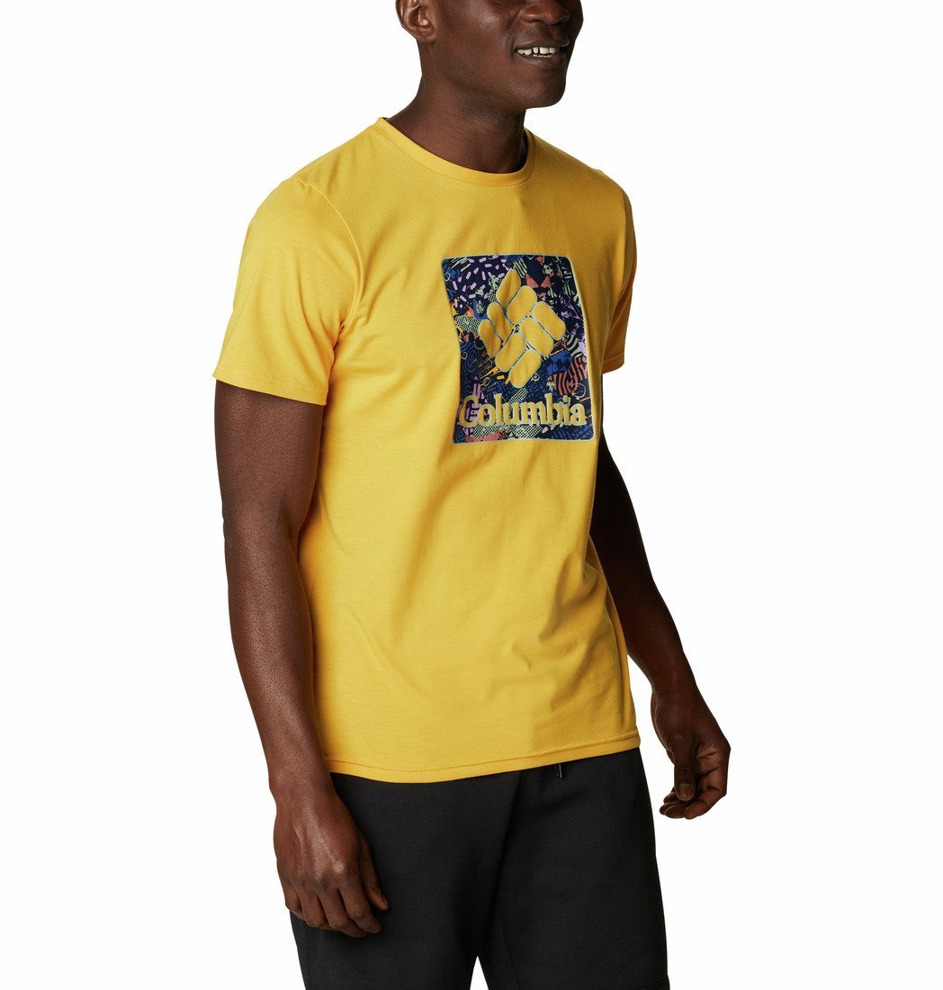 Tričko Columbia Sun Trek™ Short Sleeve Graphic Tee M - žltá