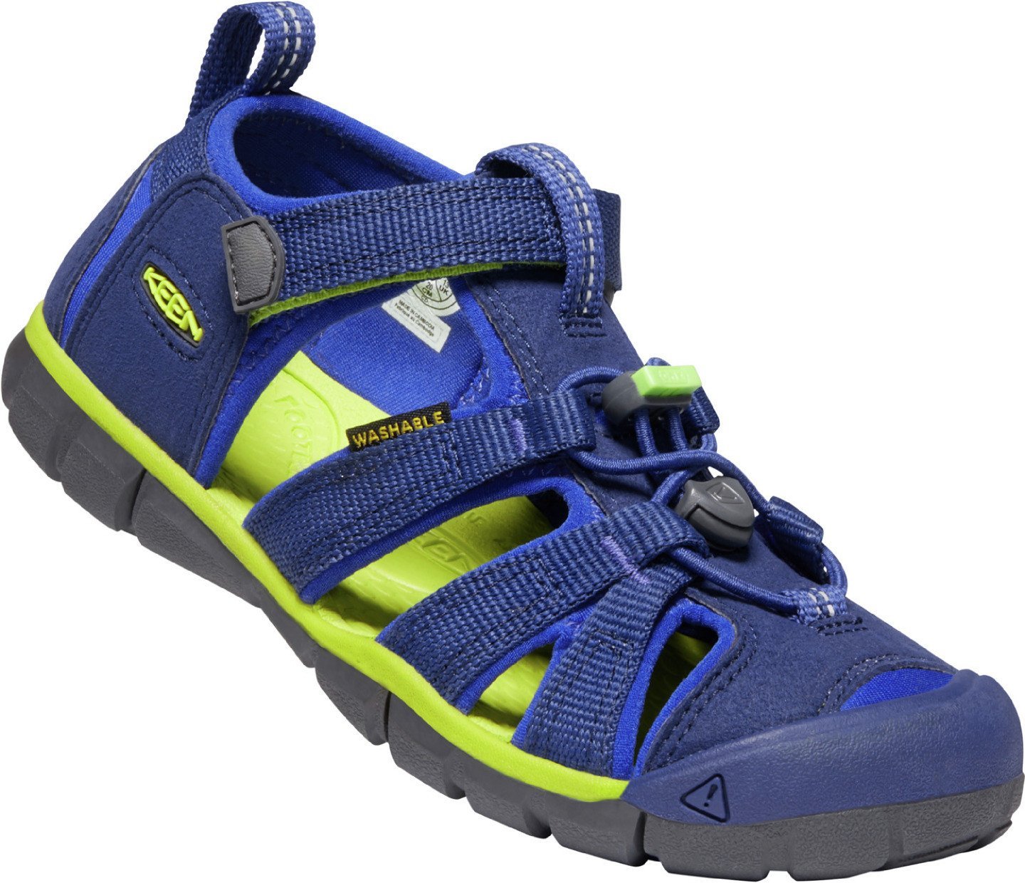 Detské sandále Keen Seacamp II CNX C - modré/žlté