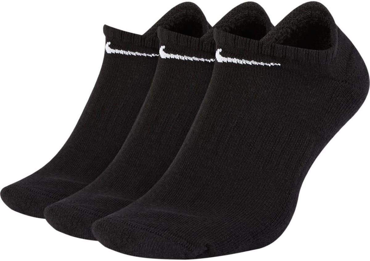 Ponožky Nike Everyday Cushioned 3 páry - čierna