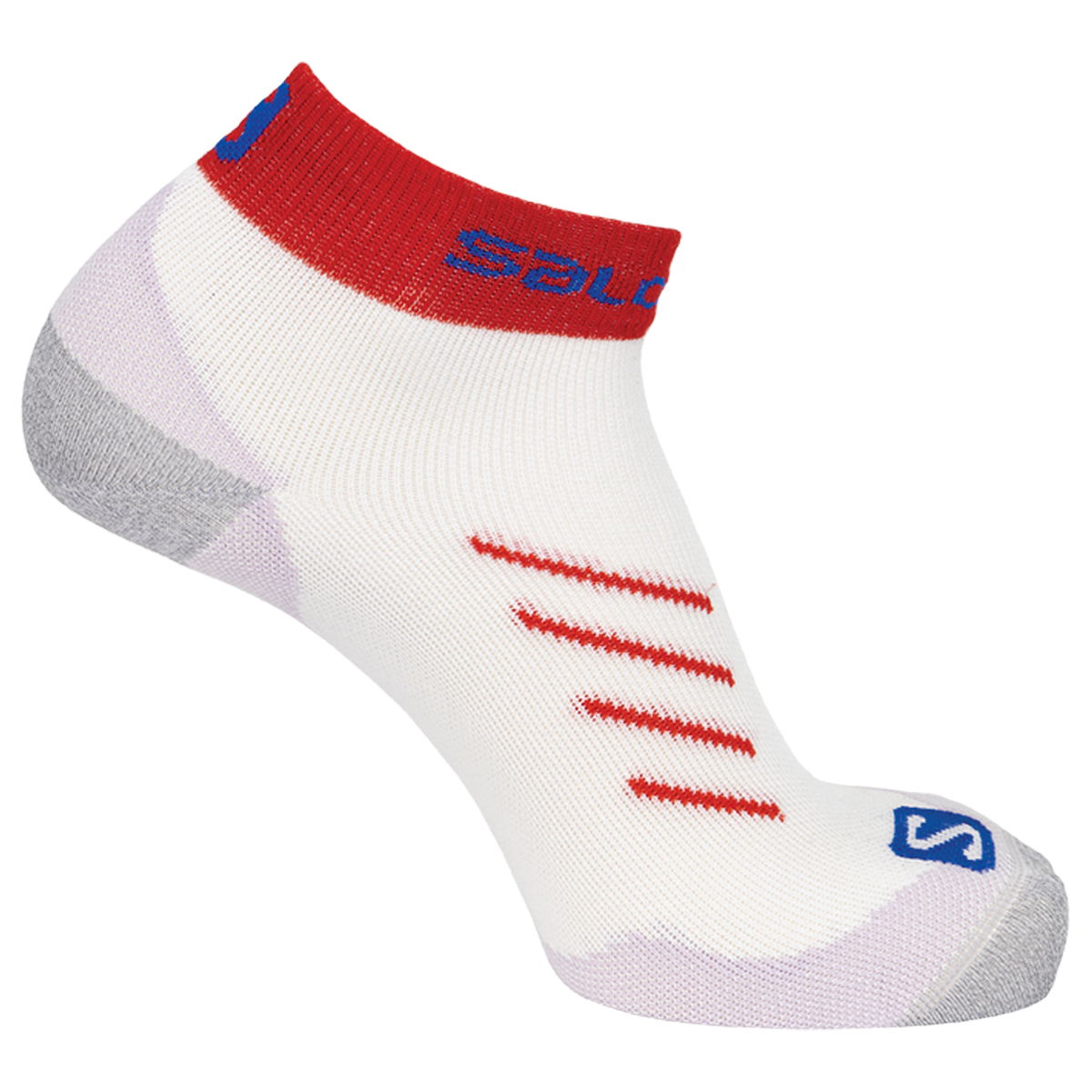 Ponožky Salomon PULSE ANKLE - biela/červená