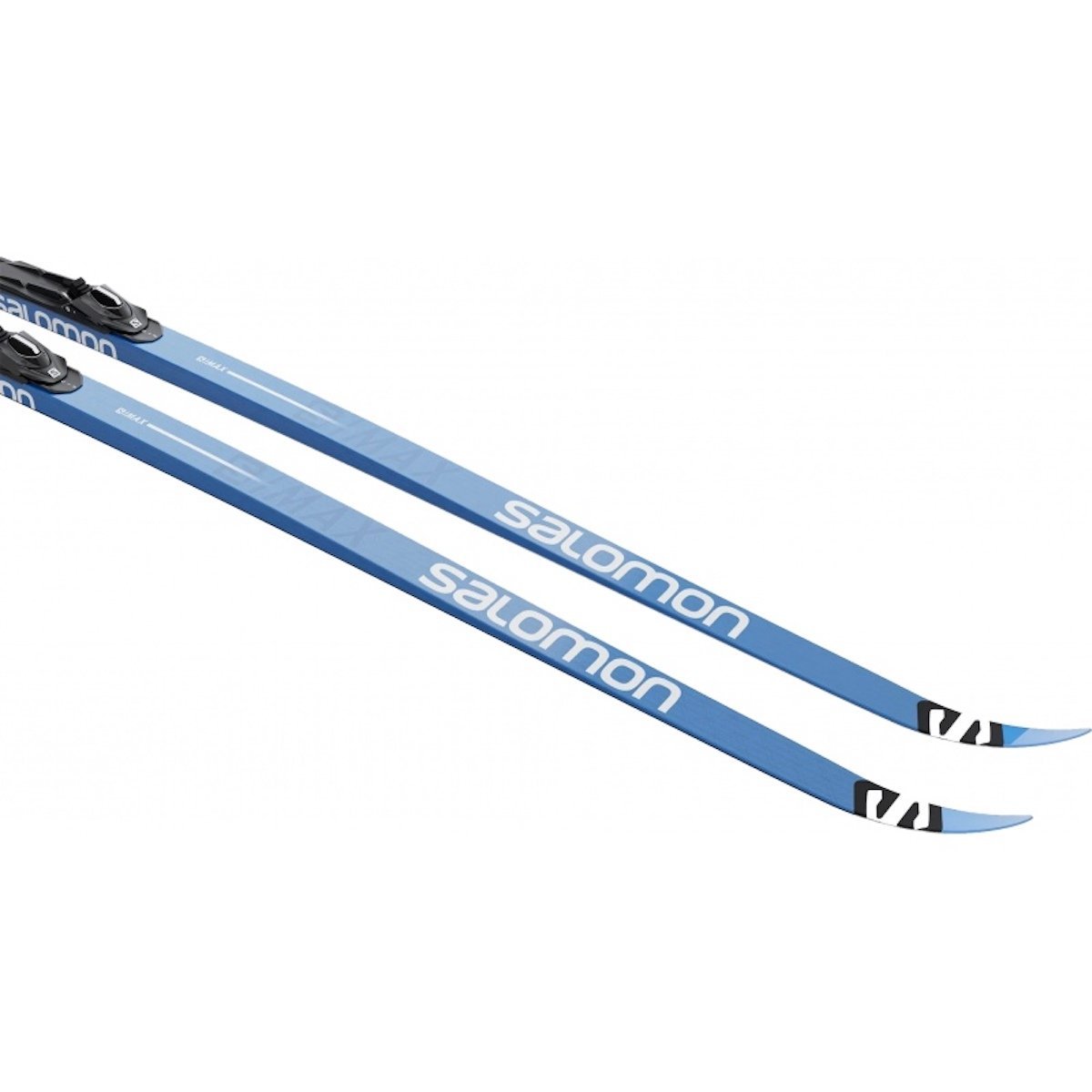 Bežecké lyže Salomon S/MAX eSKIN Med + viazanie PROLINK SHIFT-IN CL - modrá