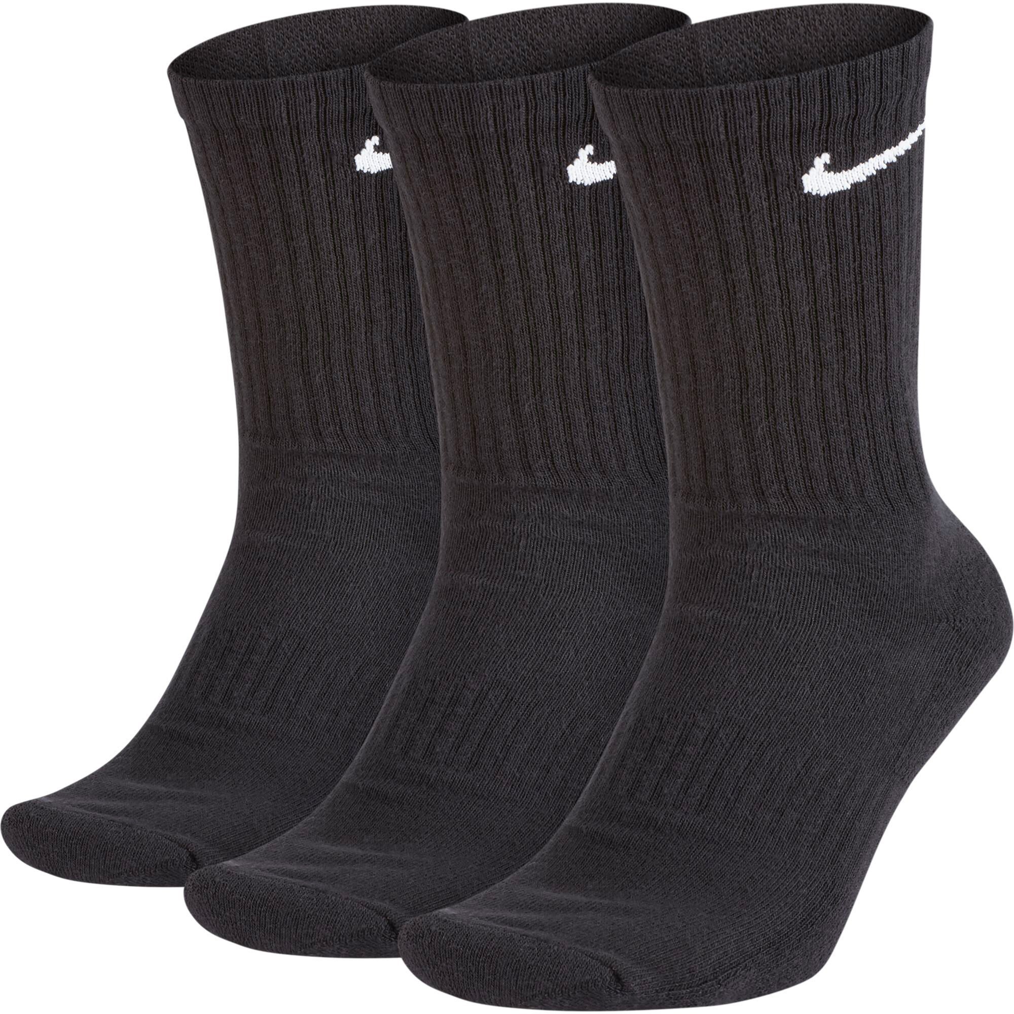 Ponožky Nike Everyday Cush Crew 3 Pack - čierna