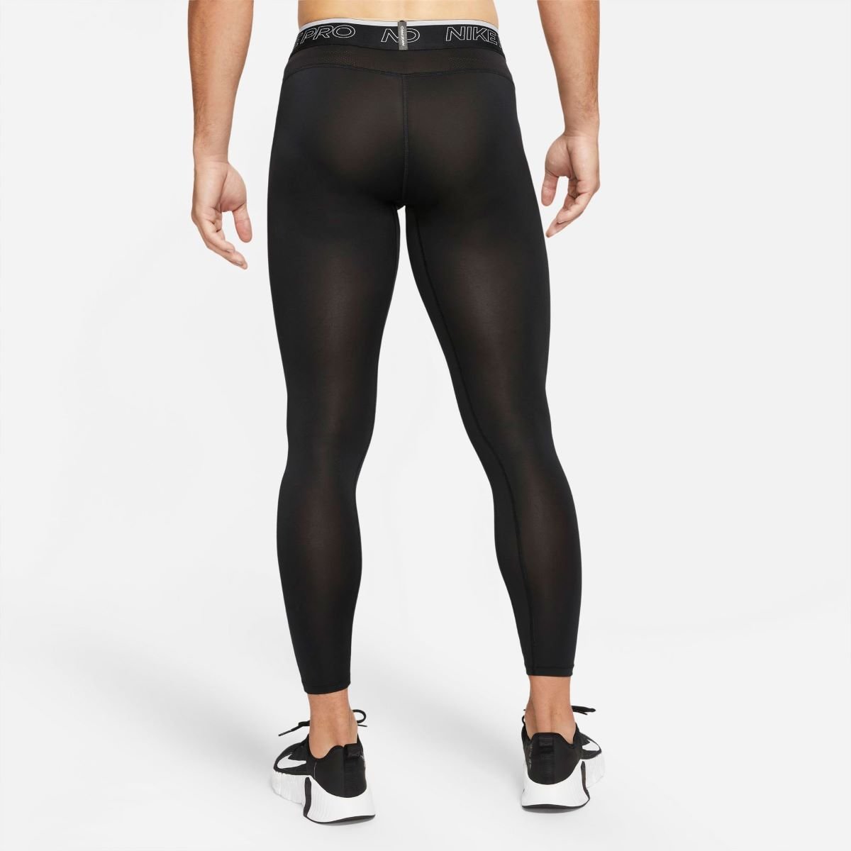 Legíny Nike Pro Dri-FIT Tight M - čierna/biela