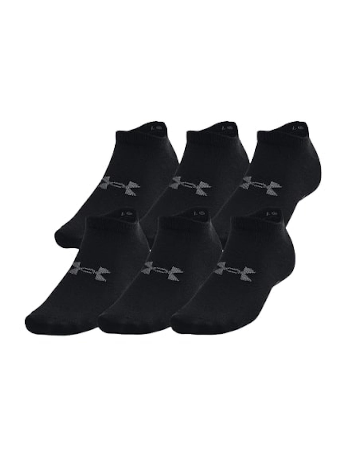 Ponožky Under Armour Essential No Show 6ks - čierna