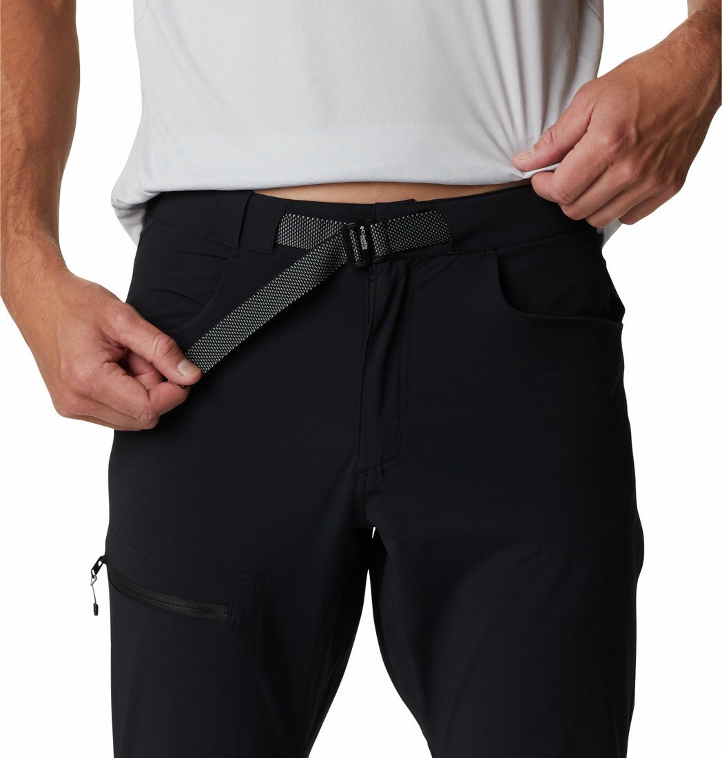Nohavice Columbia Titan Pass™ II Zero Pant M - čierna (predĺžená dĺžka)