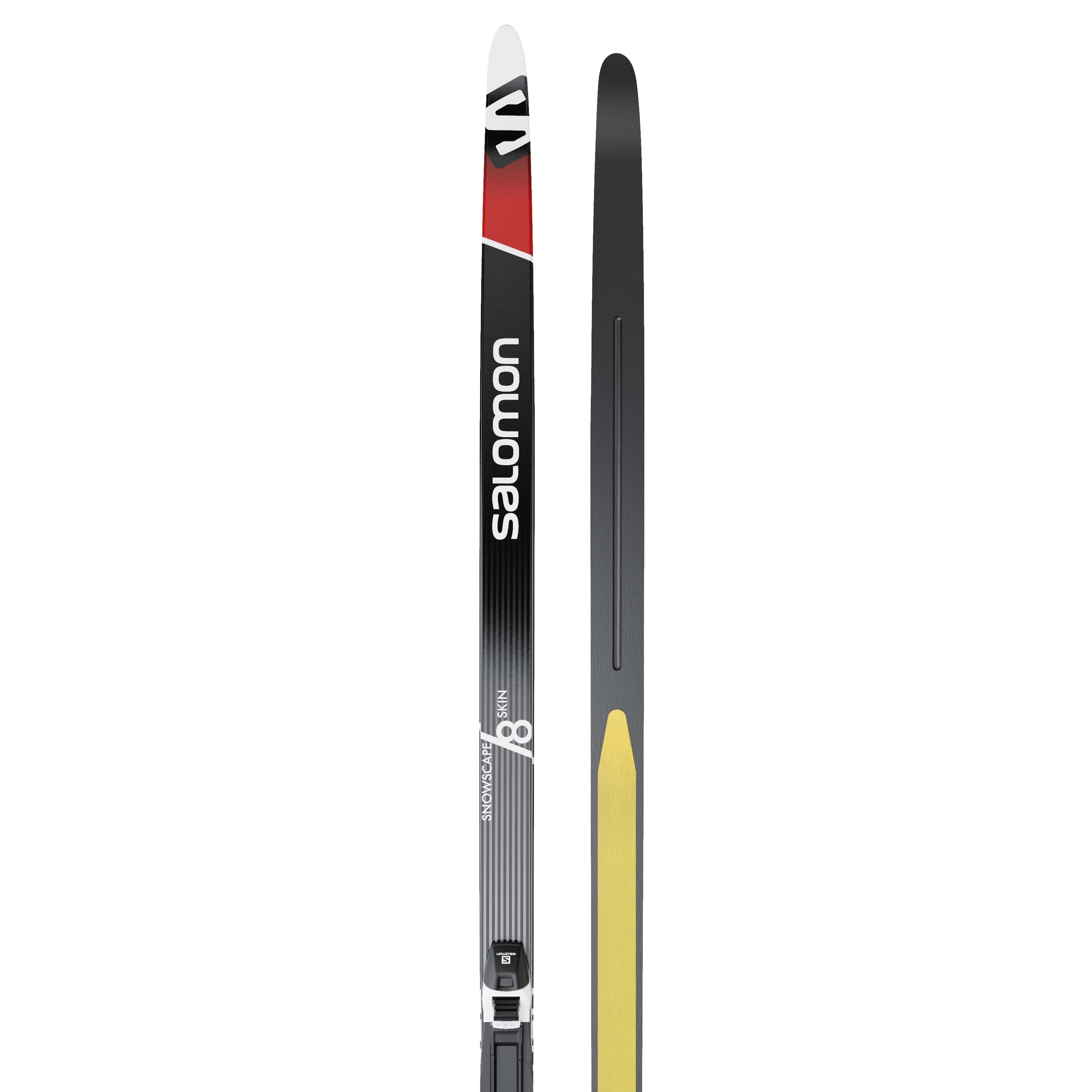 Set bežeckých lyží Salomon SNOWSCAPE 8 SKIN + viazanie PROLINK AUTO
