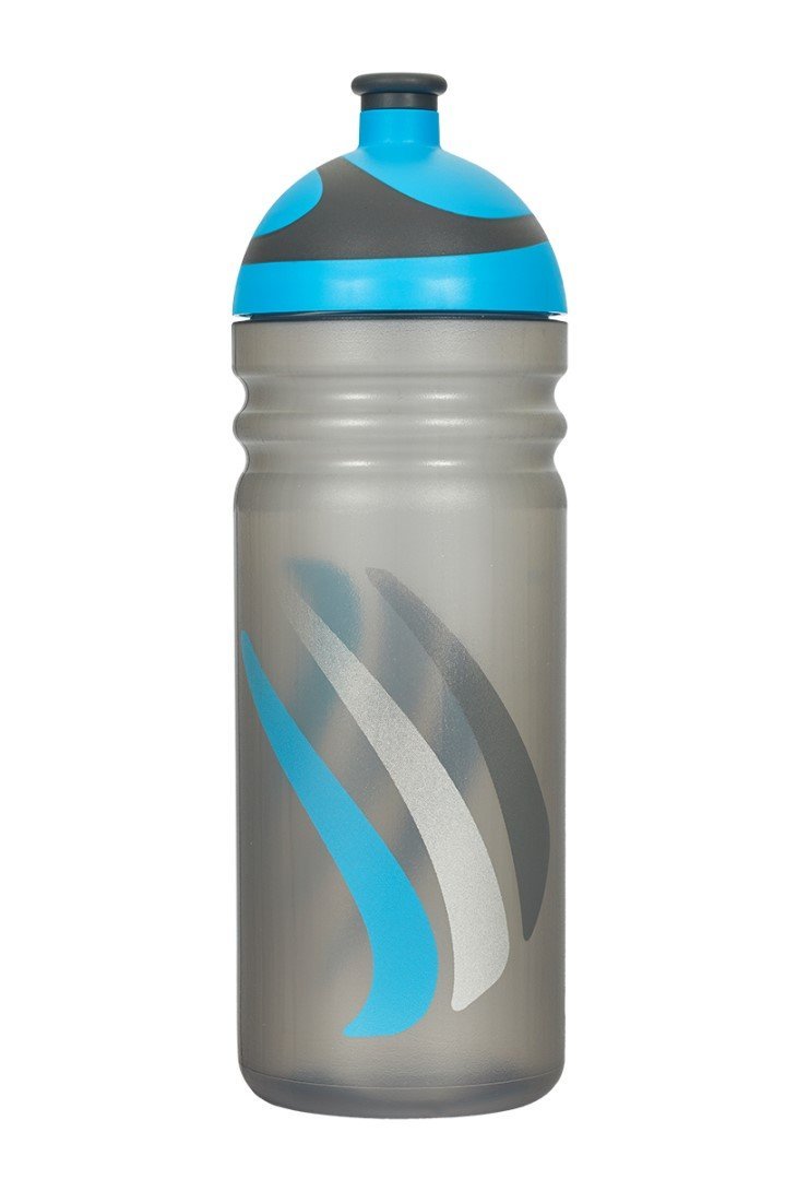 Fľaša Zdravá lahev Bike Blue (700 ml) - čierna/modrá