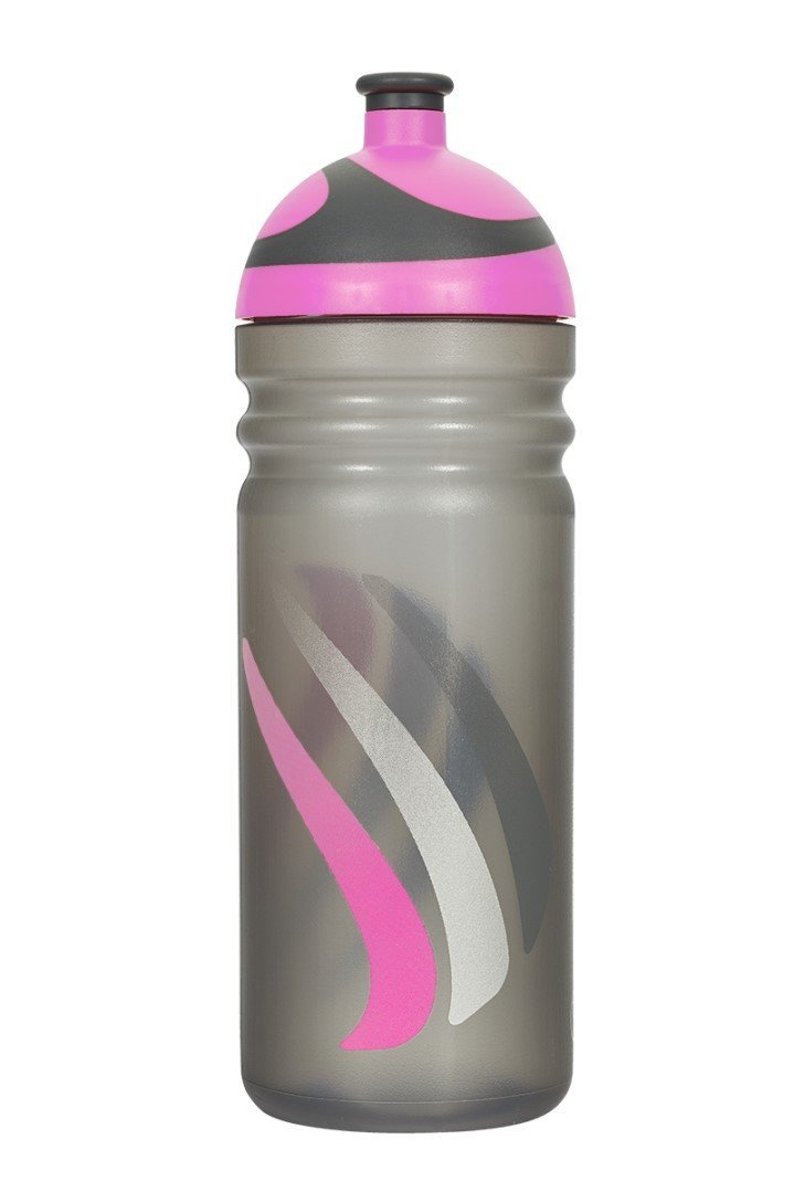 Fľaša Zdravá lahev Bike pink (700ml) - čierna/ružová