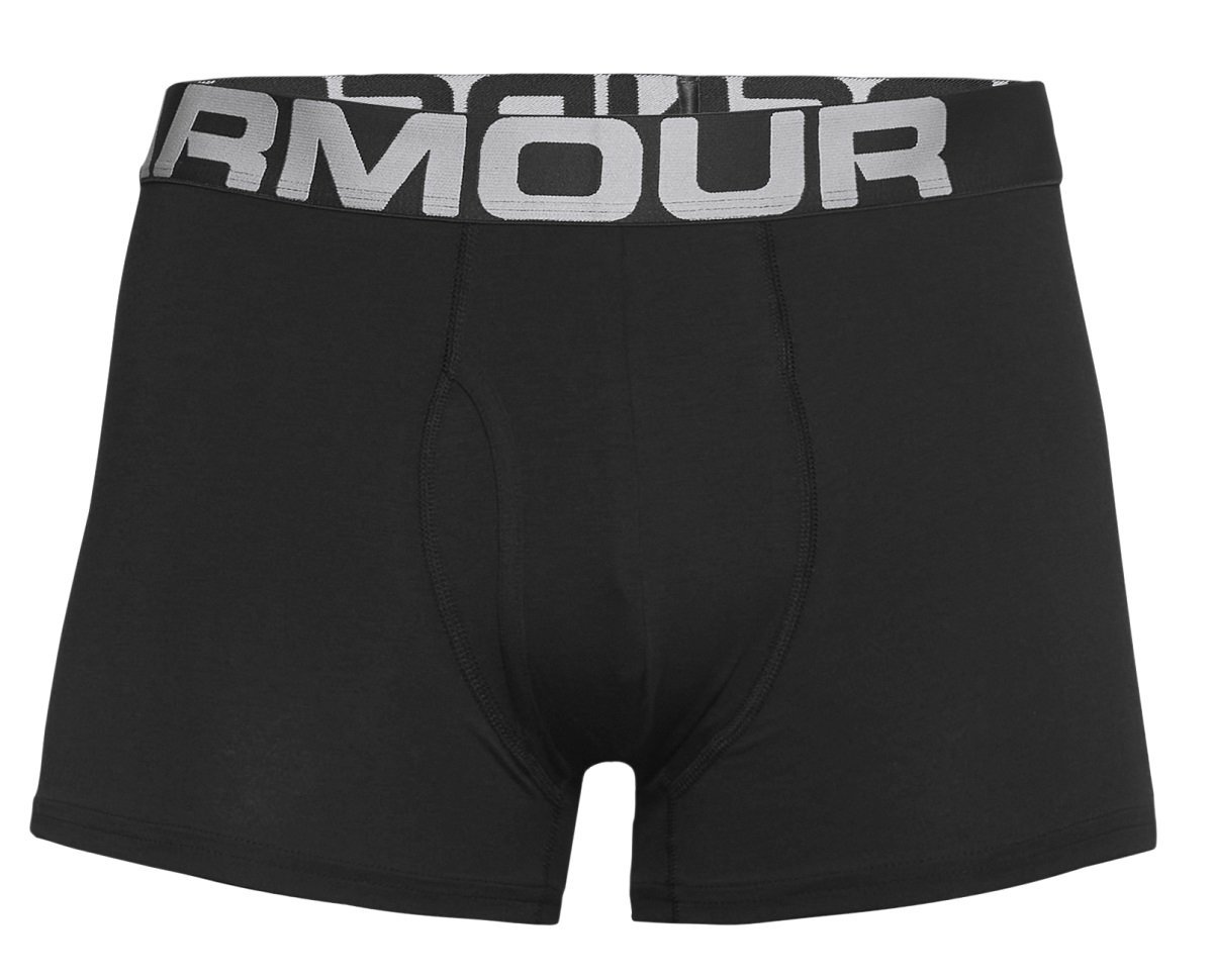 Boxerky Under Armour Charged Cotton 3in 3Pk M - čierna
