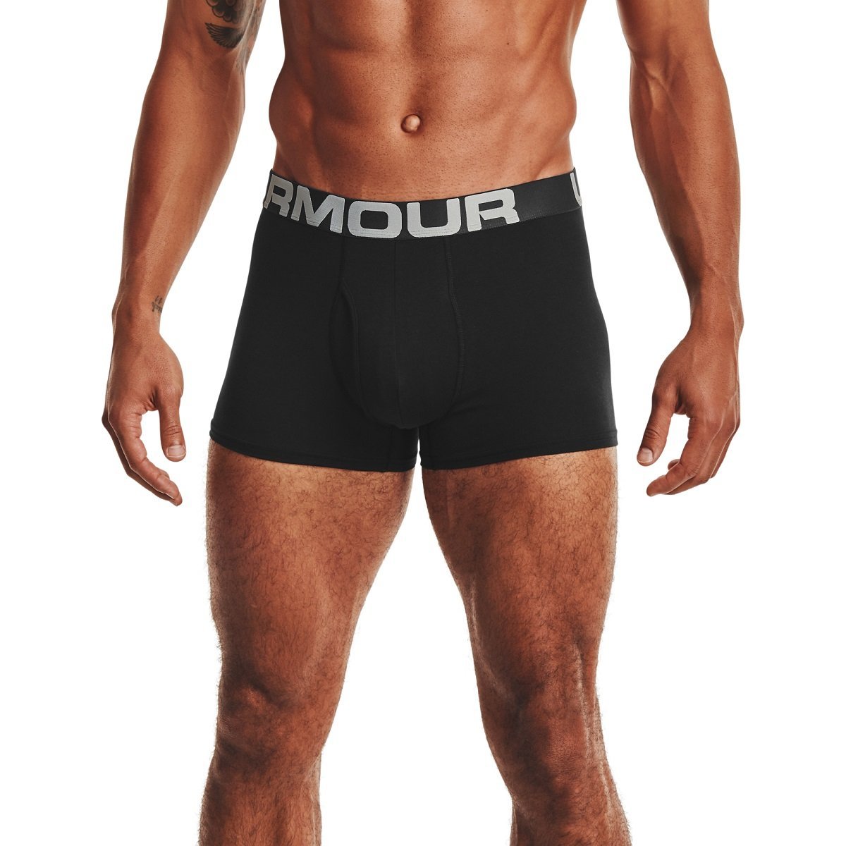 Boxerky Under Armour Charged Cotton 3in 3Pk M - čierna