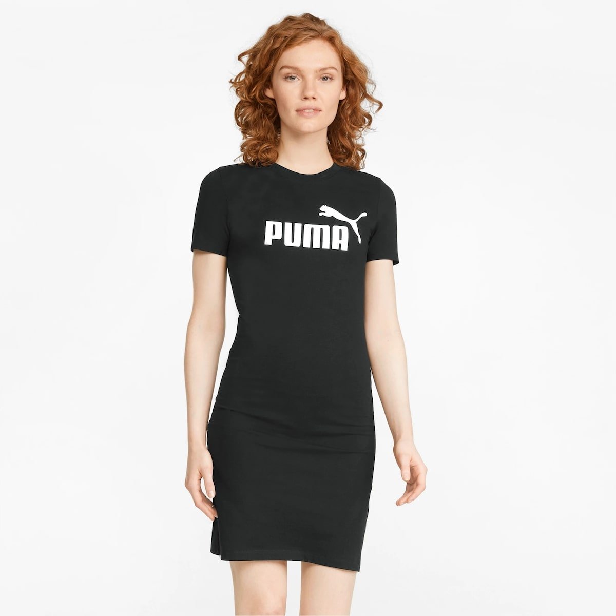 Šaty Puma ESS Slim Tee Dress W - čierna