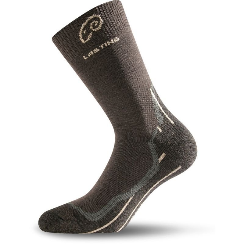 Ponožky Lasting WHI-721 - hnedá